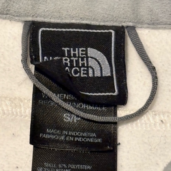 The North Face APEX Bionic White Gray Fleece Waterproof Jacket - Picture 5 of 6